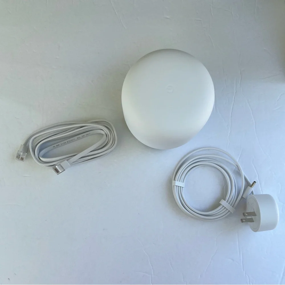 Open Box Google Nest WiFi Router Model H2D AC2200 White